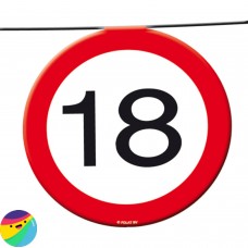 Veriga prometnih znakov za 18 let Dolžina: 12m